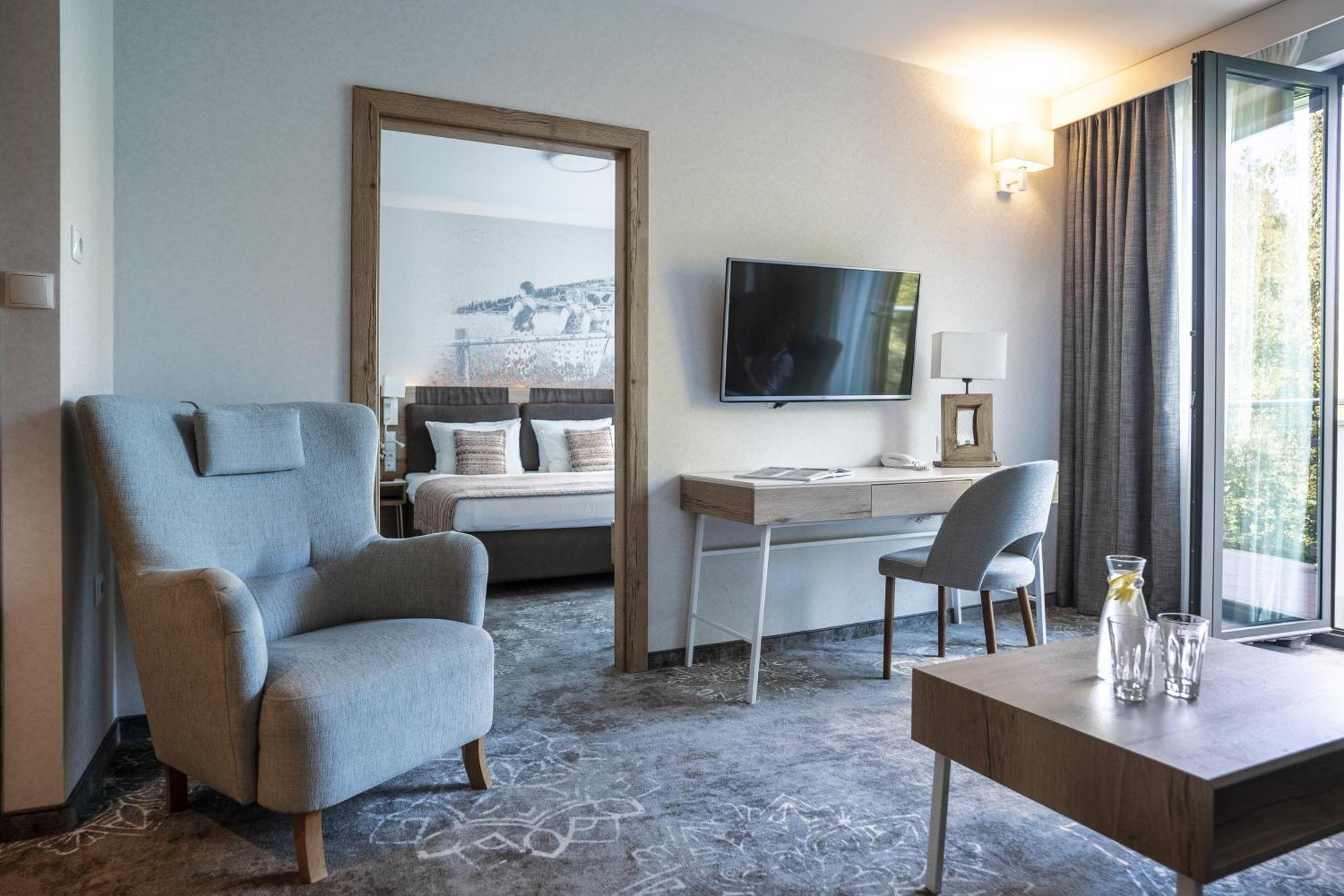 Executive Suite 1 double bed without access to the thermal baths